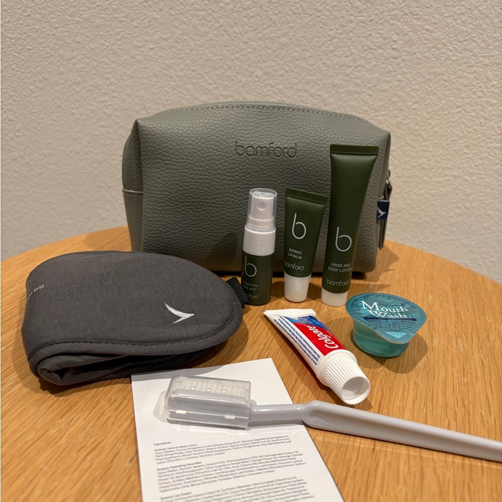 Bamford-Cathay Pacific business amenity kit/ travel set